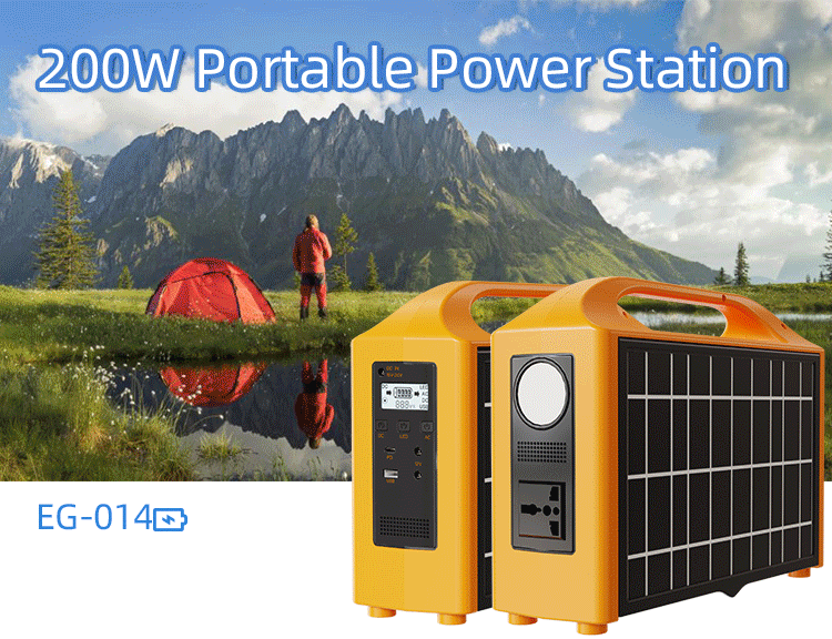 Eg014Pb Portable Solar Power Station: Multifunctional Power Supply