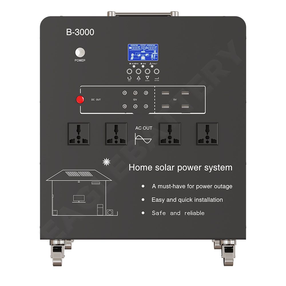 What types of output interfaces does a portable energy storage power supply provide?